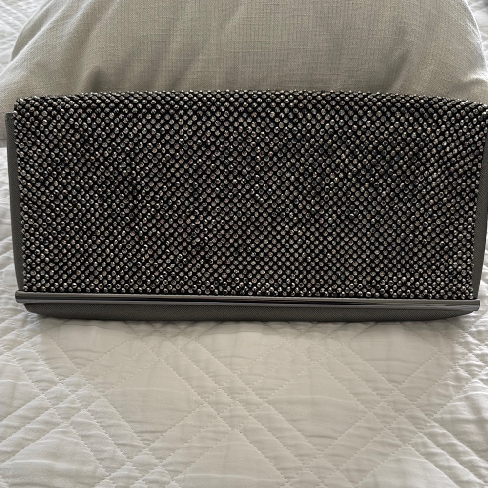 Studded Black Clutch